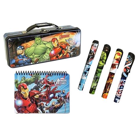 superhero metal pencil box|Amazon.com: Marvel Avengers Pencil Case.